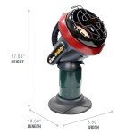 Mr. Heater F215100 MH4B Little Buddy 3800-BTU Indoor Safe Propane Heater, Medium , Black/Red
