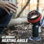 Mr. Heater F215100 MH4B Little Buddy 3800-BTU Indoor Safe Propane Heater, Medium , Black/Red