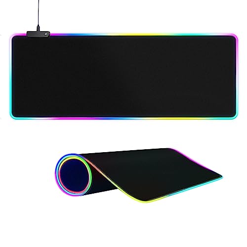 RGB Gaming Mouse Pad with 15 Lighting Modes