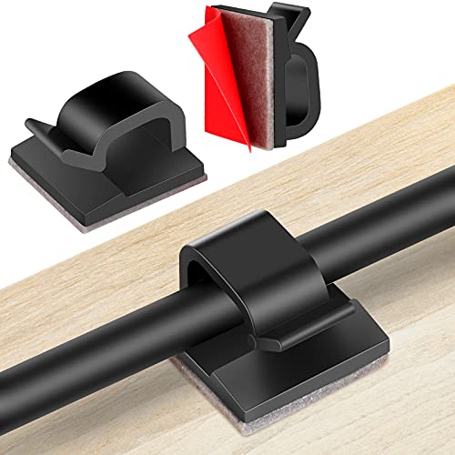 60 PCS Adhesive Cable Clips for Easy Management