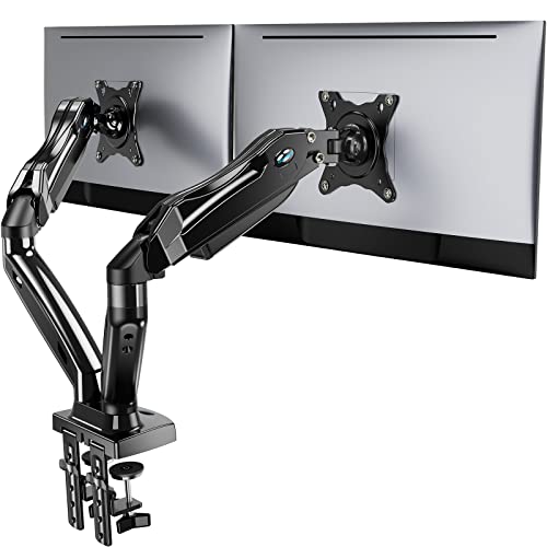 HUANUO Dual Monitor Desk Mount, 13"-27" Screens