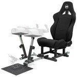 Modular Flight Simulator Cockpit for MSFS (Black)