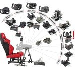 Modular Flight Simulator Cockpit for MSFS (Black)