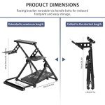 Hottoby X-Shaped Flight Simulator Cockpit Mount
