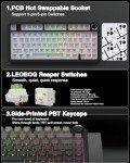 AULA F75 Pro Wireless RGB Mechanical Keyboard
