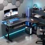 Eureka Ergonomic L-Shaped Standing Desk with Tray