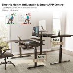 Eureka Ergonomic L-Shaped Standing Desk with Tray