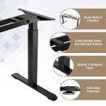 Eureka Ergonomic L-Shaped Standing Desk with Tray