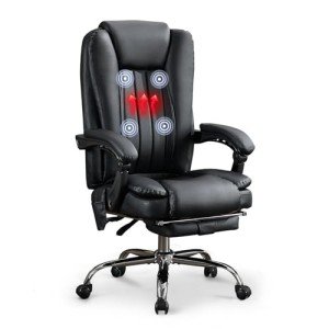 BOSMILLER Big & Tall Heated Massage Gaming Chair