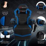 POWERSTONE Ergonomic Gaming Recliner with Massage and Footrest