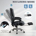 BOSMILLER Big & Tall Heated Massage Gaming Chair