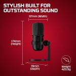 HyperX SoloCast USB Gaming Microphone for Streaming