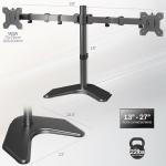 VIVO Dual Monitor Desk Stand for 27" Screens