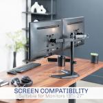 VIVO Dual Monitor Desk Stand for 27" Screens