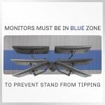 VIVO Dual Monitor Desk Stand for 27" Screens