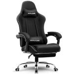 GTPLAYER Gaming Chair with Footrest and Lumbar Support
