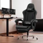 GTPLAYER Gaming Chair with Footrest and Lumbar Support
