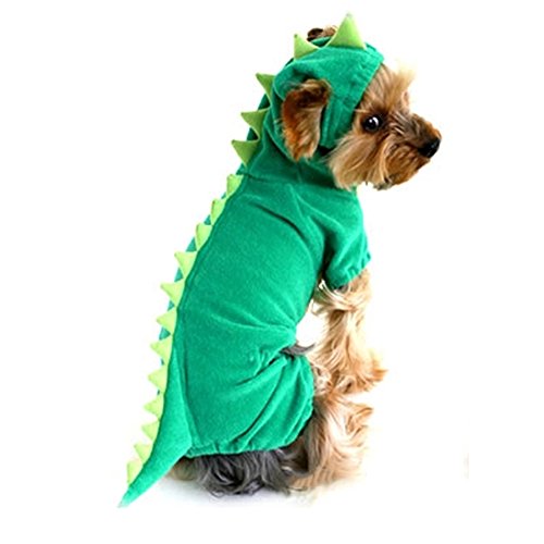 Green Dinosaur Costume for Medium & Large Dogs