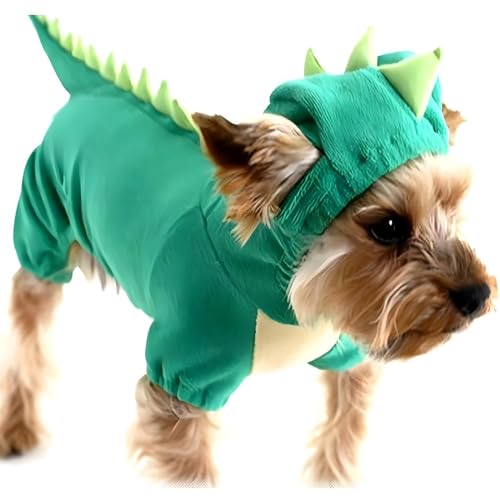 Green Dinosaur Costume for Medium & Large Dogs