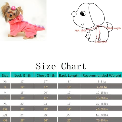 Green Dinosaur Costume for Medium & Large Dogs