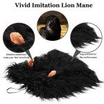 Lion Mane Wig for Dogs with Ears