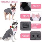 Formal Dog Tuxedo Suit with Bow Tie Set
