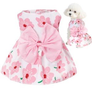 Floral Dog Dress – Cute Summer Outfit for Pets