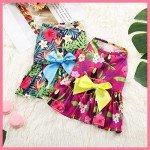 Hawaii Summer Dog Dresses with Fun Patterns