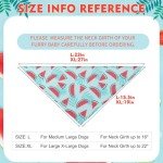 Hawaii Dog Bandana Set - 4 Pack for Summer