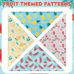 Hawaii Dog Bandana Set - 4 Pack for Summer
