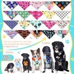 Colorful Triangle Dog Bandanas - 100 Pack