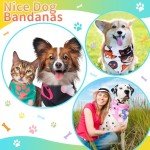 Colorful Triangle Dog Bandanas - 100 Pack