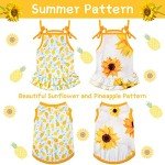 Cute 4-Piece Pet Clothes Set for Dogs