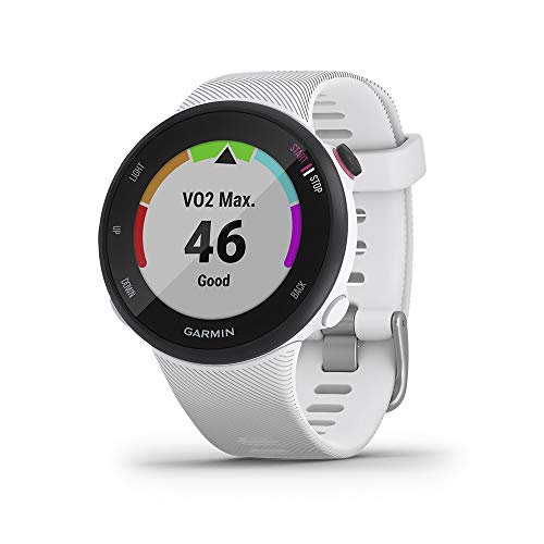 Garmin Forerunner 45s GPS Running Watch, White