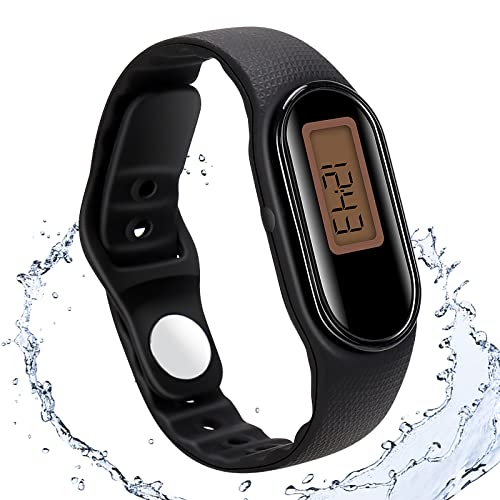 Waterproof Pedometer Watch for Steps and Distance