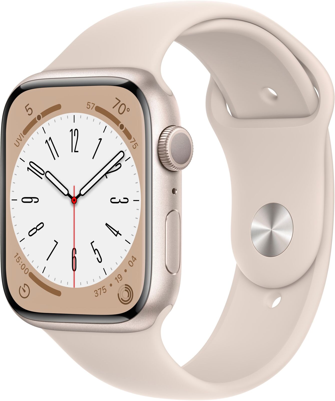 Apple Watch Gen 8 Starlight Sports Band