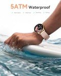 AGPTEK Pink Smartwatch for iOS and Android Phones