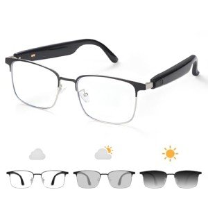 Bluetooth Smart Glasses with Audio & Voice Control
