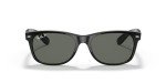 Ray-Ban New Wayfarer Square Sunglasses, Black/Green