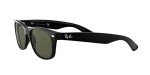 Ray-Ban New Wayfarer Square Sunglasses, Black/Green