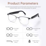 Bluetooth Smart Glasses with Audio & Voice Control