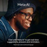 Meta Ray-Ban Wayfarer Smart Glasses - Shiny Black