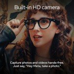 Meta Ray-Ban Wayfarer Smart Glasses - Shiny Black