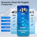 Bluetooth Ski Goggles with Walkie-Talkie & Music