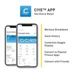 FINIS Smart Swim Goggles with CIYE App Sync