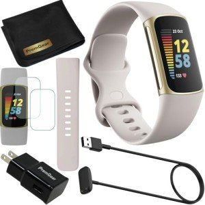 Fitbit Charge 5 Fitness Tracker with Extras