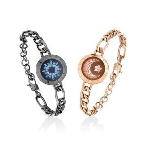 TOTWOO Couple Touch Bracelets - Love Connection Gift