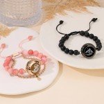 Couples' Long Distance Touch Bracelets with Vibration