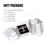 Couples' Long Distance Touch Bracelets with Vibration