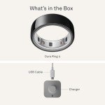 Oura Ring 4 - Black - Smart Fitness Tracker